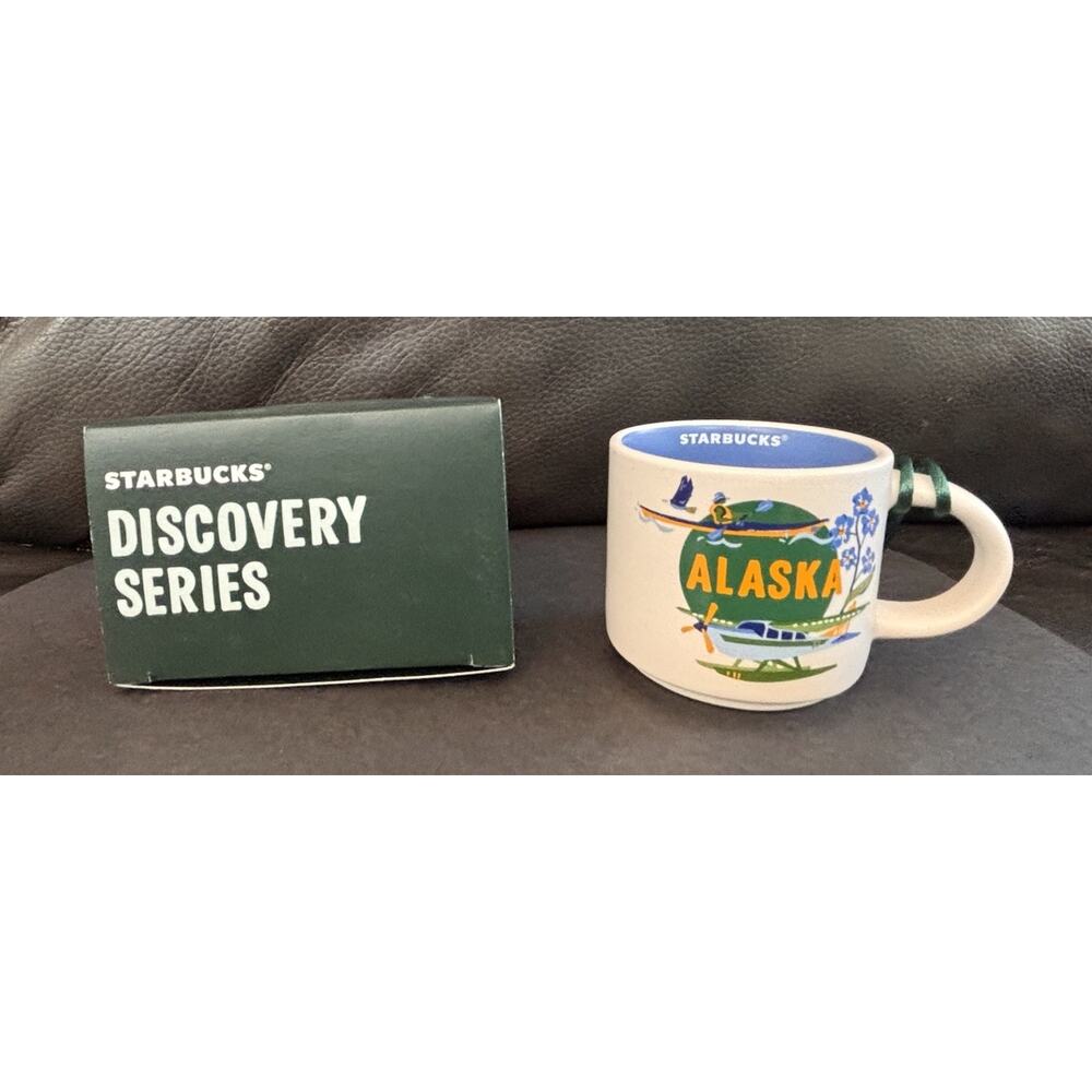 Starbucks Discovery Series Alaska Mini Mug Ornament 2024 NIB 2oz Christmas
